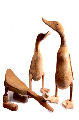 Bamboo ducks (natural)