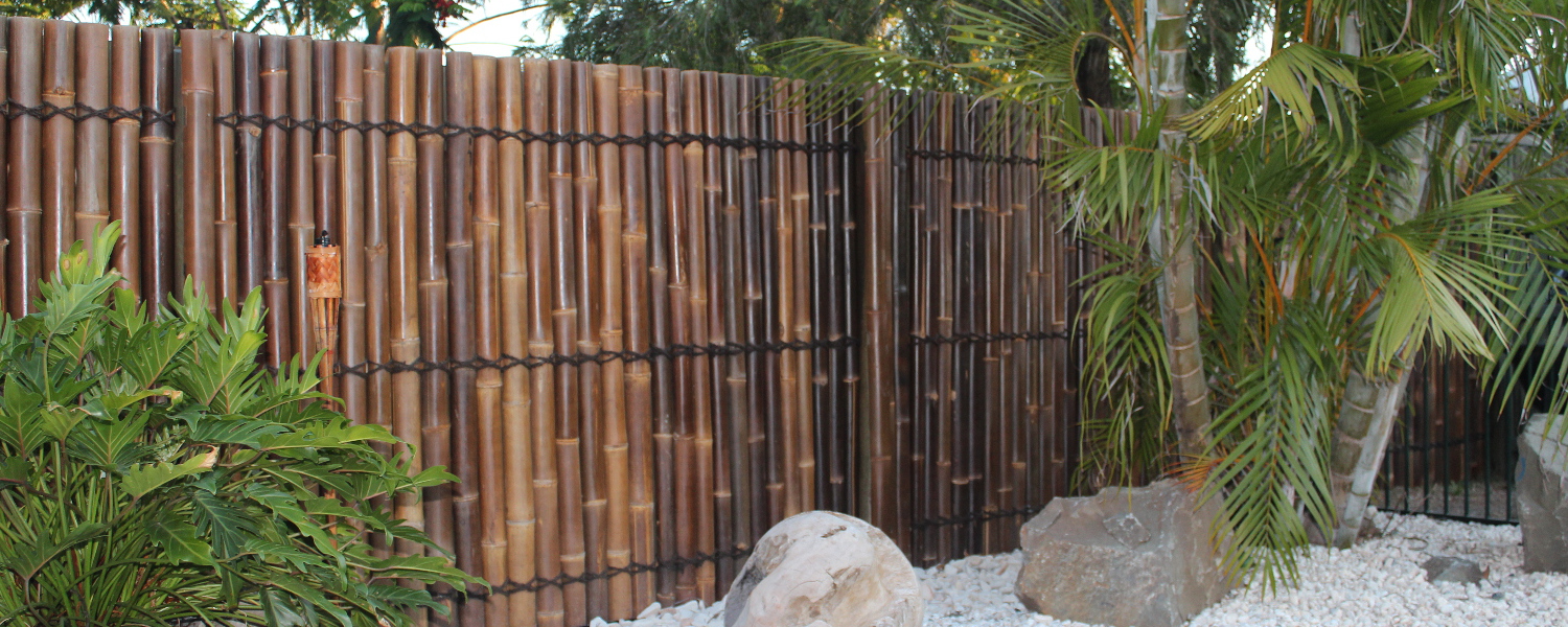 Bamboo fencing and screening