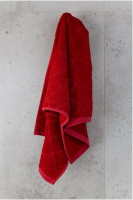 Bamboo Bathroom - Hand Towel - Red