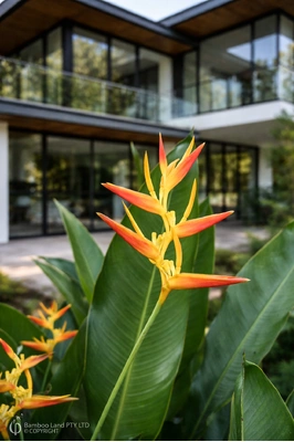 Heliconia psittacorum x marginata 'Nickeriensis' (Nicky)