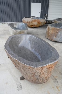 Riverstone bathtub No.22 - 225 x 133 x 60cm external