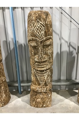Tribal Wood Carving - 134 (170cm)