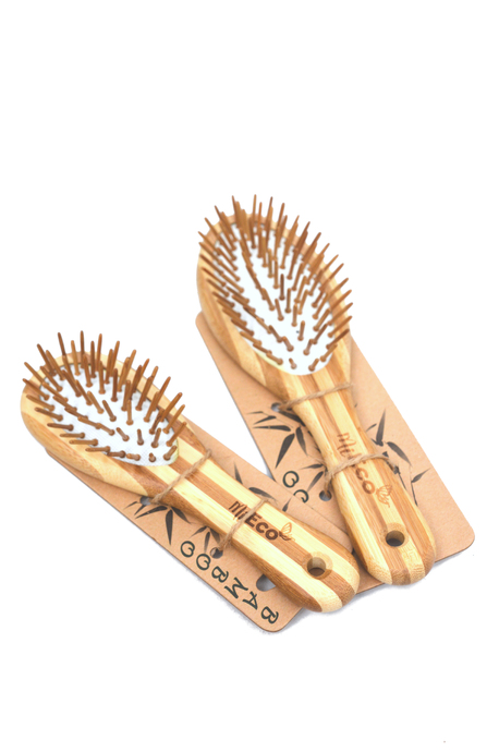 Bamboo hairbrush