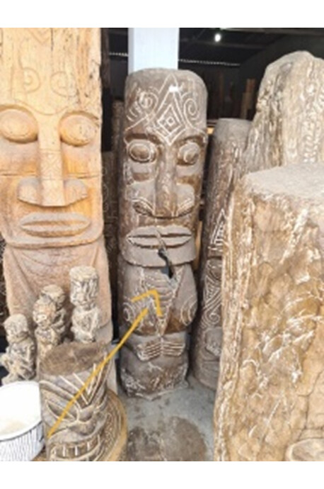 Tribal Wood Carving - 125 (170cm)